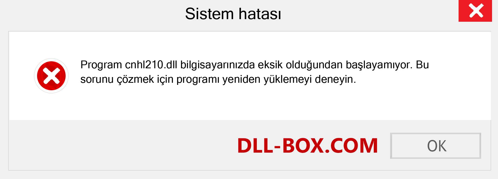 cnhl210.dll dosyası eksik mi? Windows 7, 8, 10 için İndirin - Windows'ta cnhl210 dll Eksik Hatasını Düzeltin, fotoğraflar, resimler